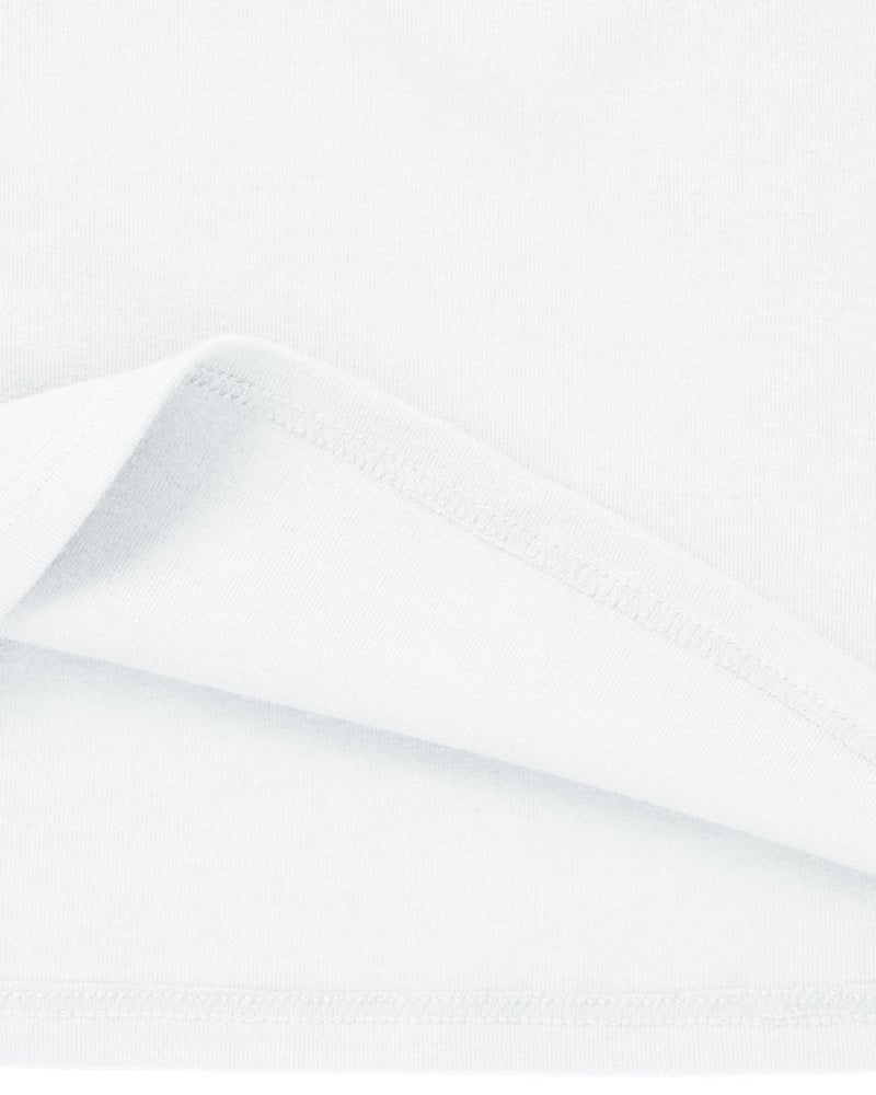 Ohoo Mens Short Sleeve Mock Turtleneck Basic Tops Lightweight Slim Fit Cotton Pullover Sweater / DCT105-WHITE-S - Image 5